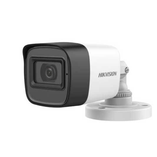 HIKVISION 4 2MP Audio Fixed Mini Bullet Camera 1TB Hard Installation Package